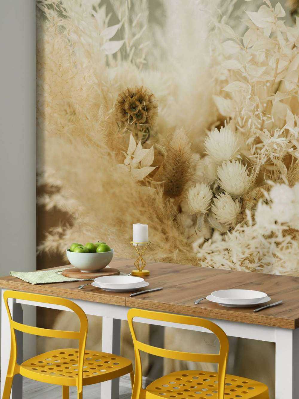 Close-up droogbloemen