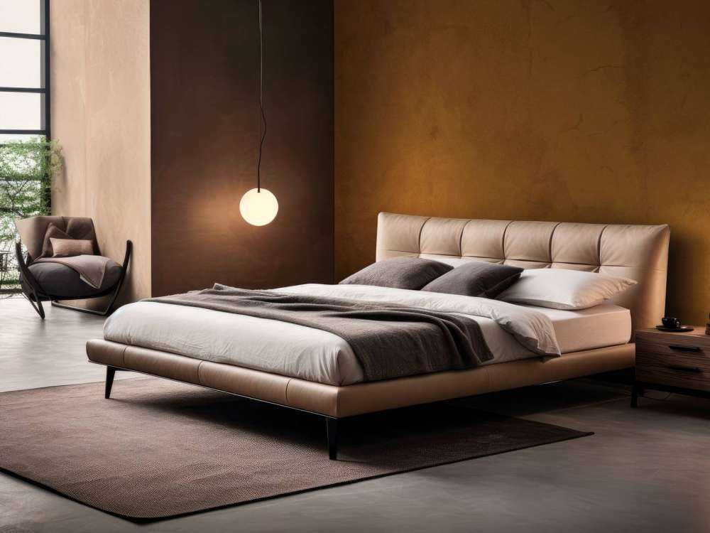 Liver brown concrete