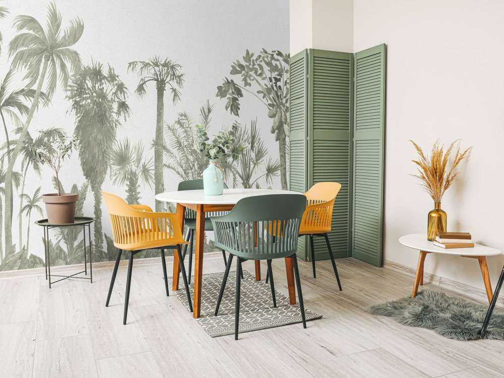 Jungle theme in green