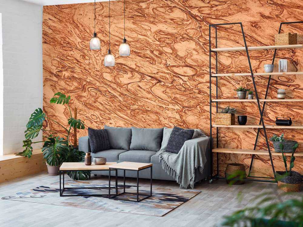 Molten copper background