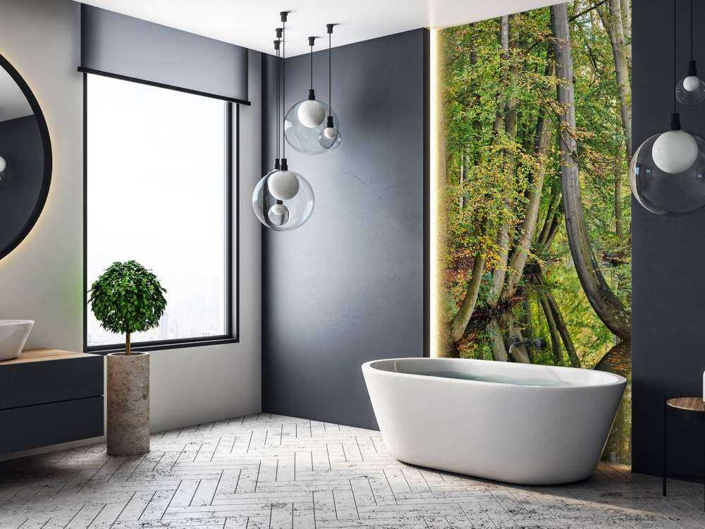 Reflection of bent trees