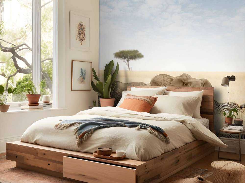 Olifanten en zebra's