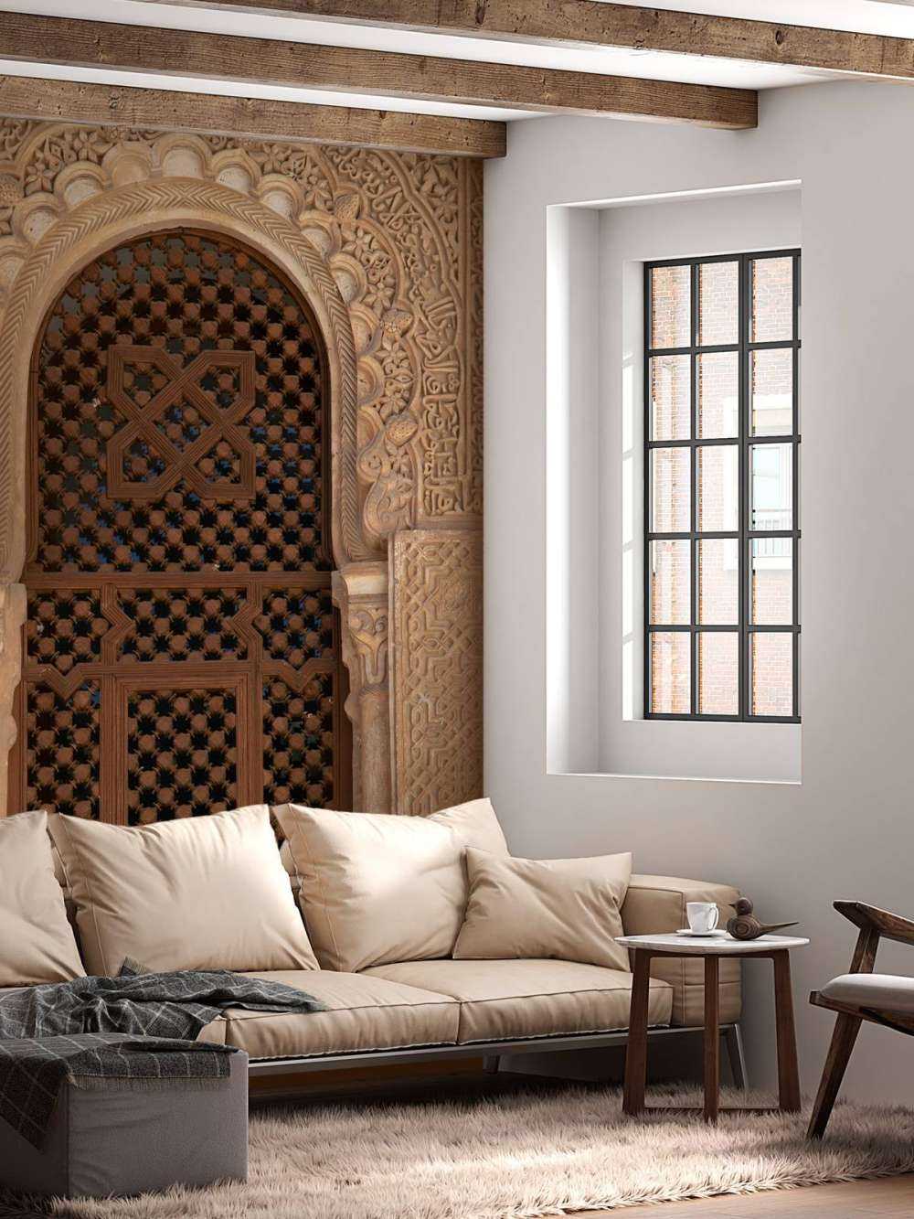 Ingang van een Moskee