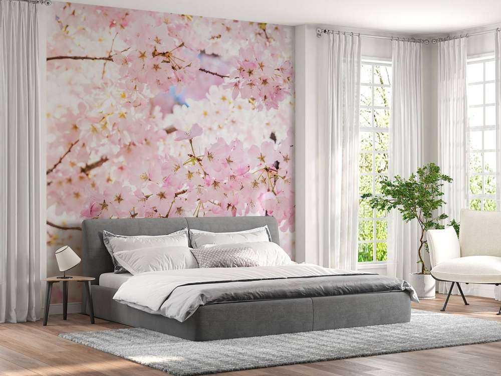 Dichtbegroeide bloesems