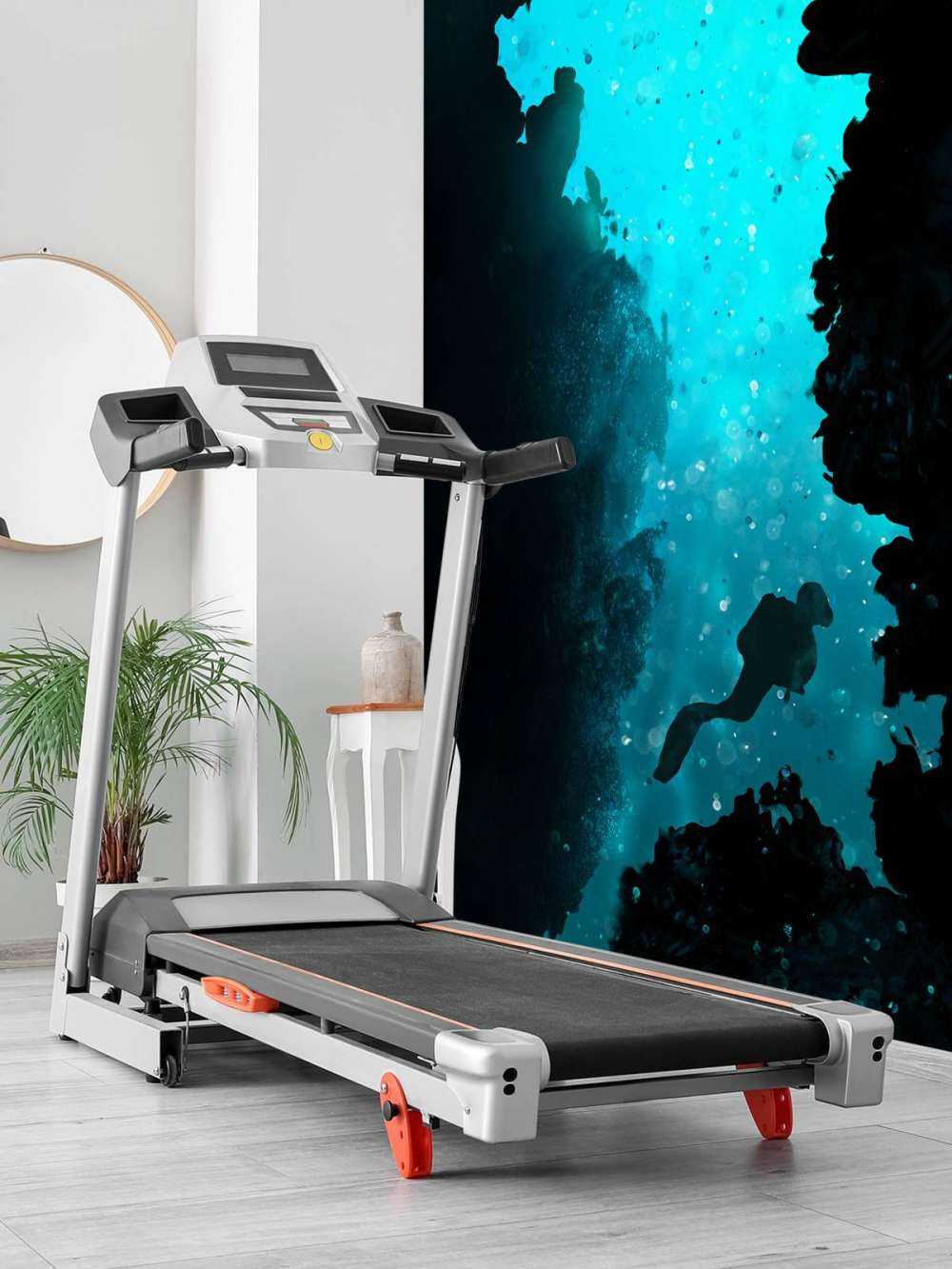 Scuba diver in a cave