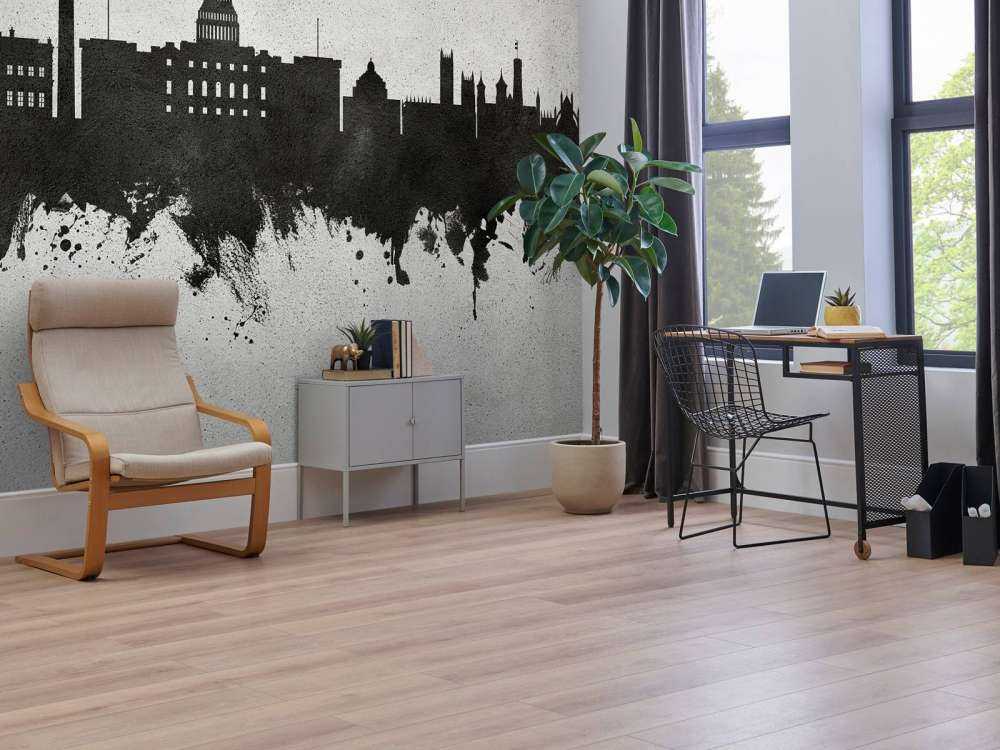 Watercolor skyline, Washington