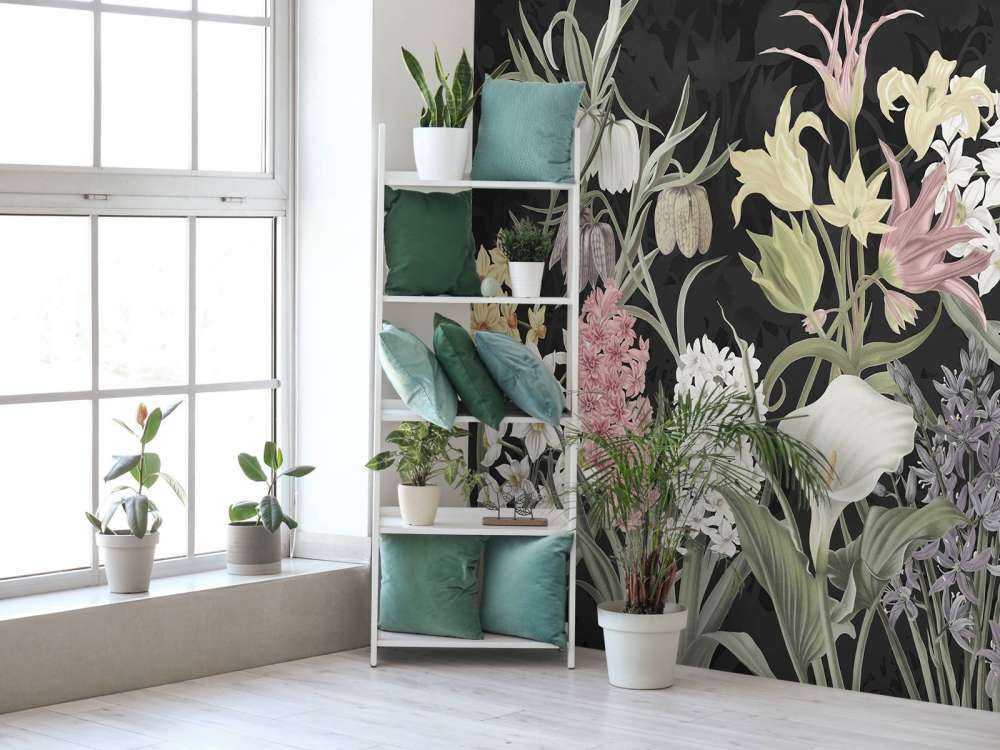 Spring Flowers - Midnight Bloom