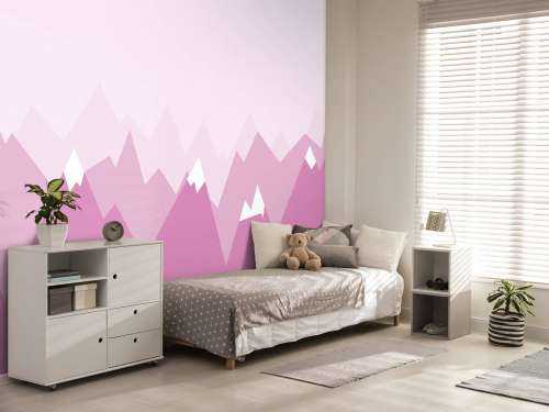 Pink mountains