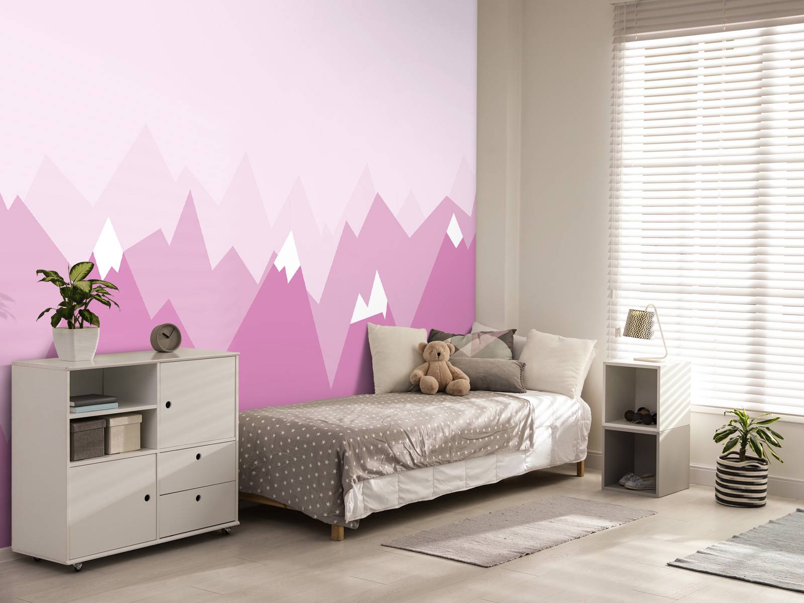 Pink mountains