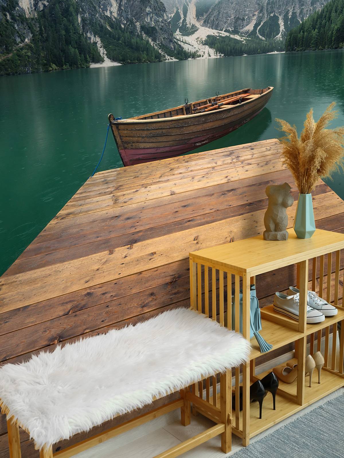 Boat at the jetty