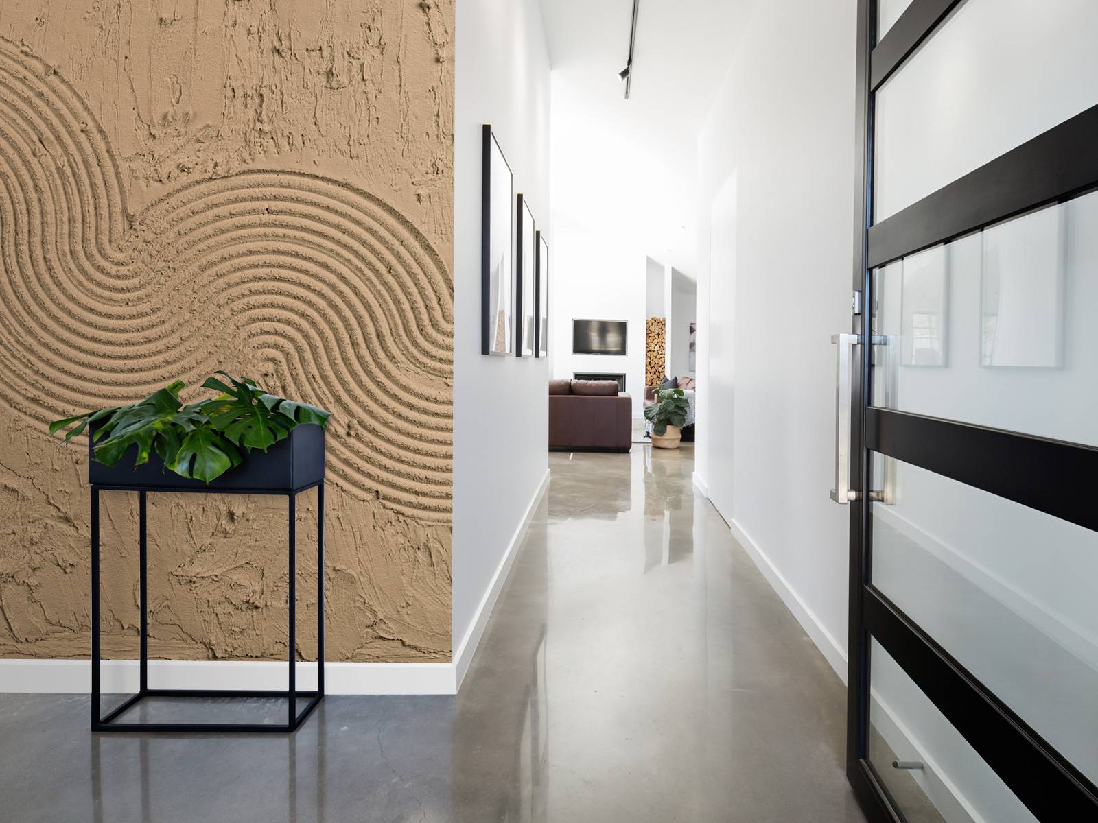 Zen Garden Texture in brown
