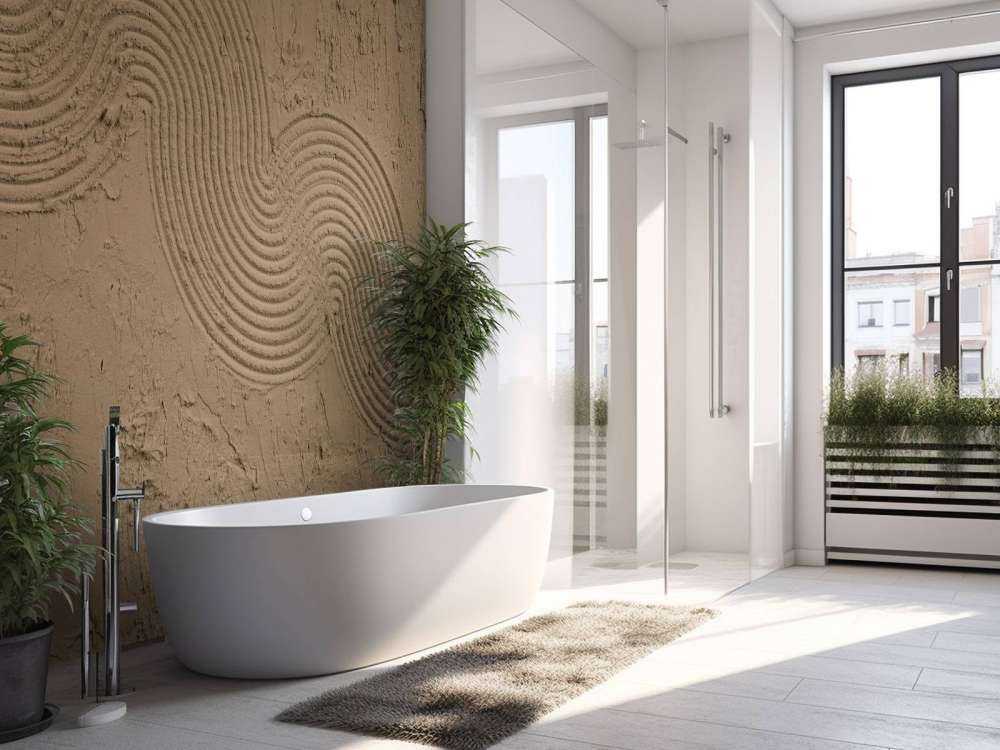 Zen Garden Texture in brown