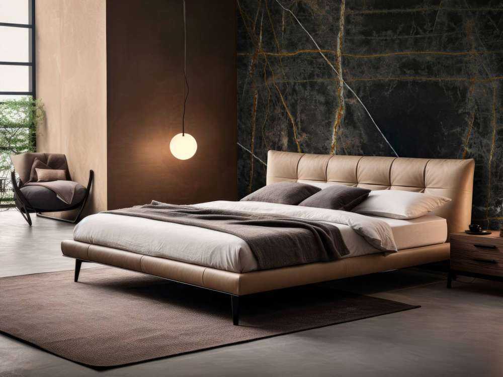 Black marble with copper tones