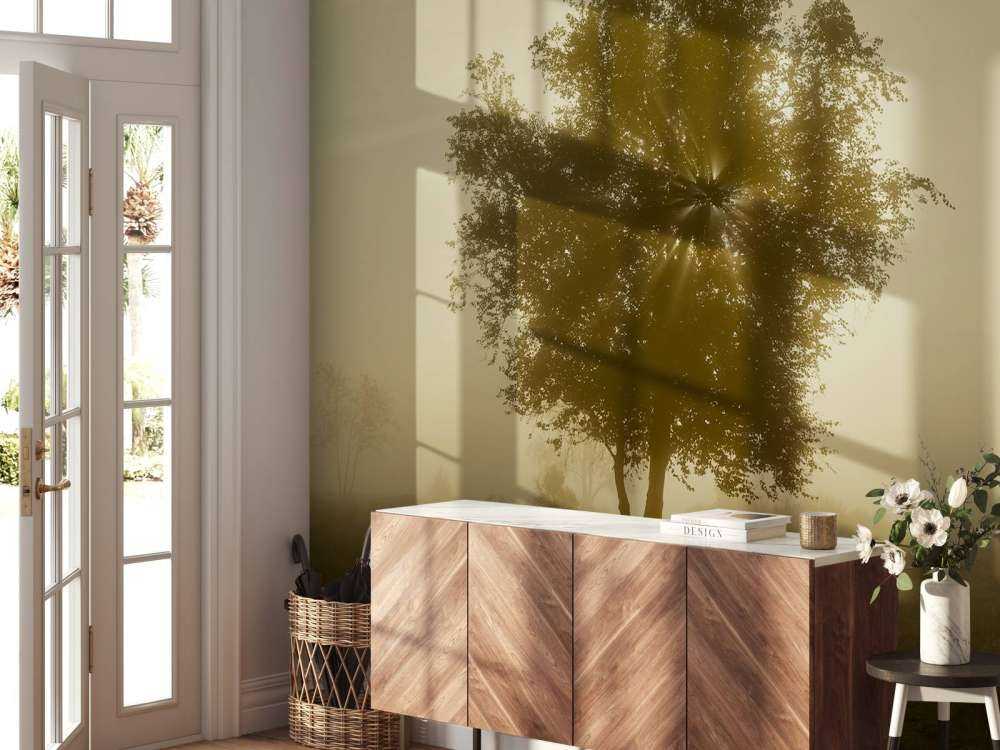 Gold-coloured sunrise