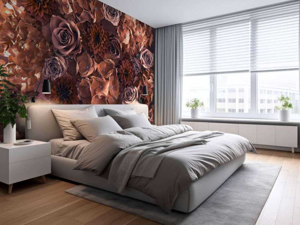 Hydrangeas, roses and dahlias