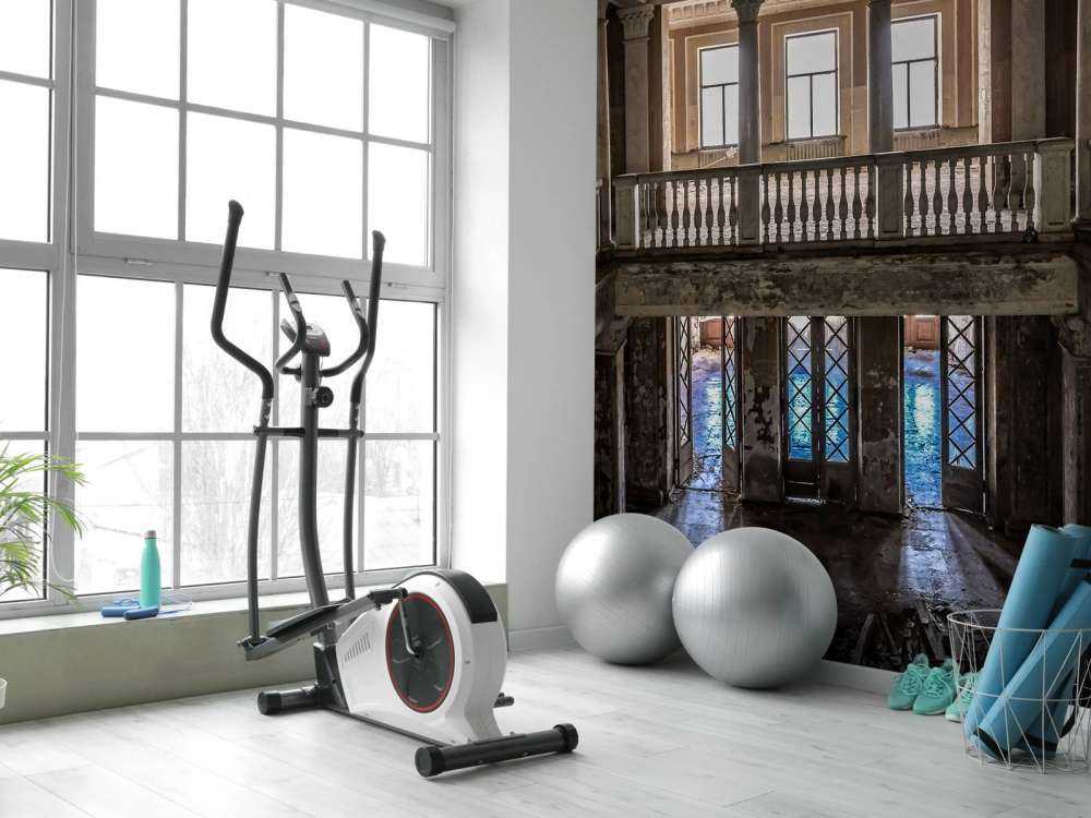 Ruined old country house