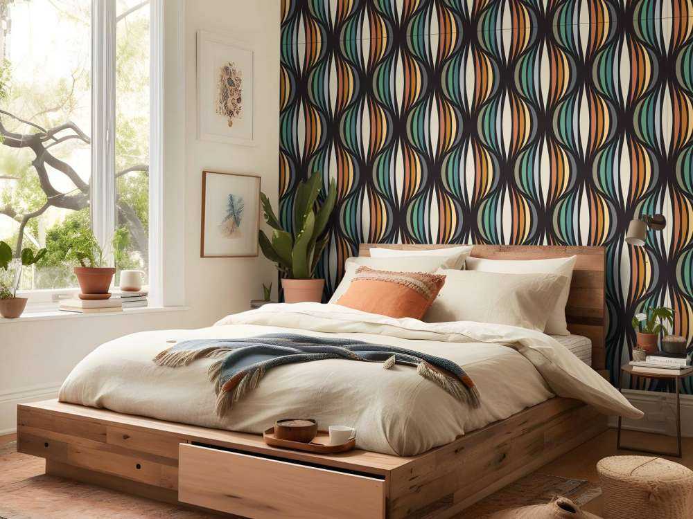 Pattern in retro style