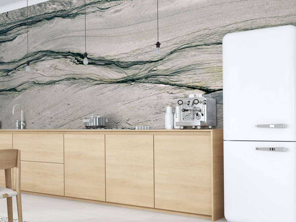 Layered marble with depth