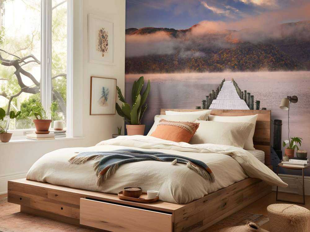 Scaffolding at sunrise