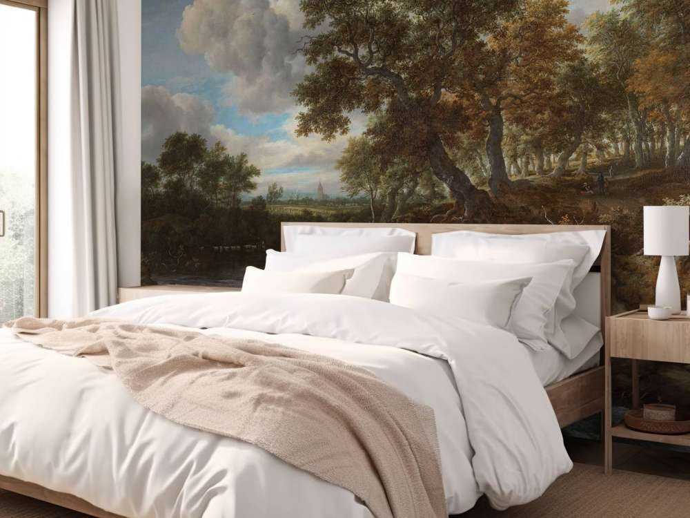 Landscape with waterfall