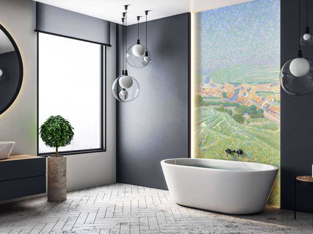 View of the village of Zoutelande