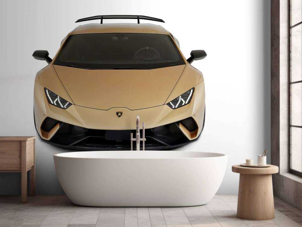 Lamborghini Huracán - Front from above, white
