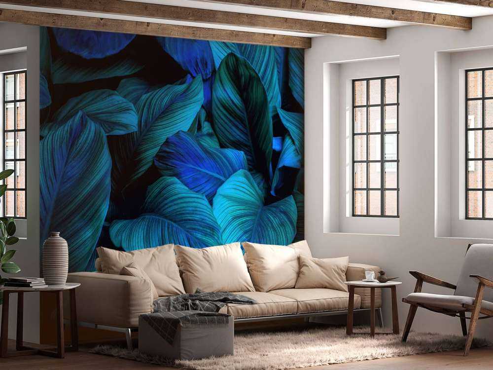 Blue leaves