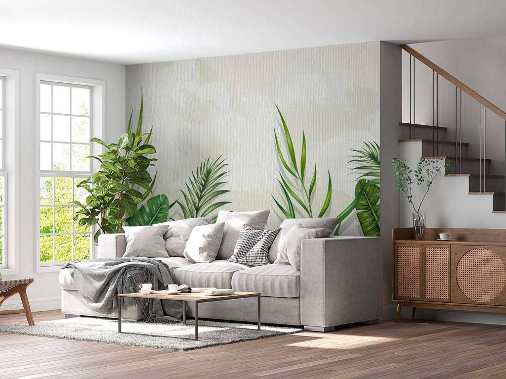 Illustrated leaves
