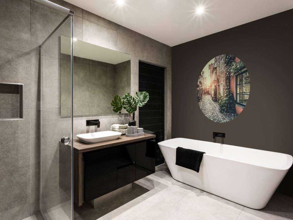 Sunset in an old street