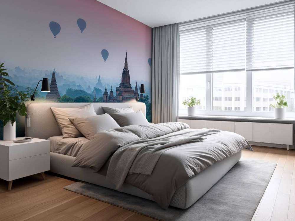 Temples and hot air balloons