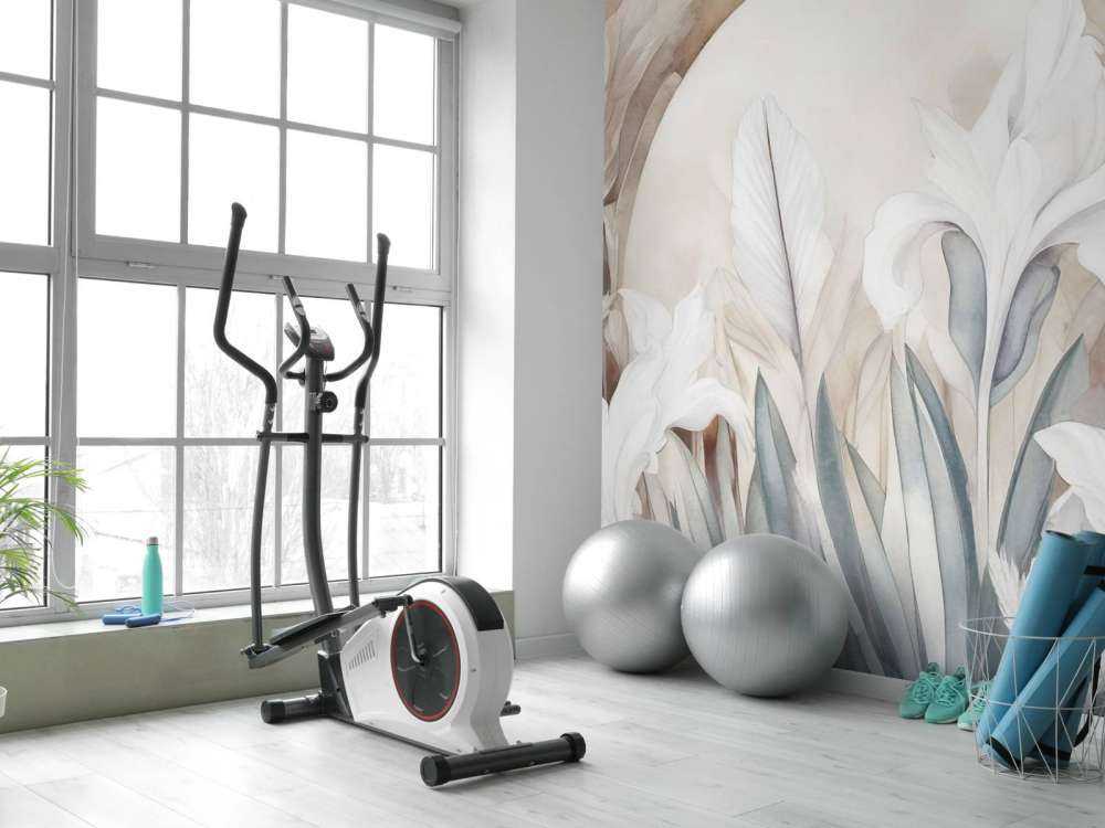 Irises at Sunrise Grey