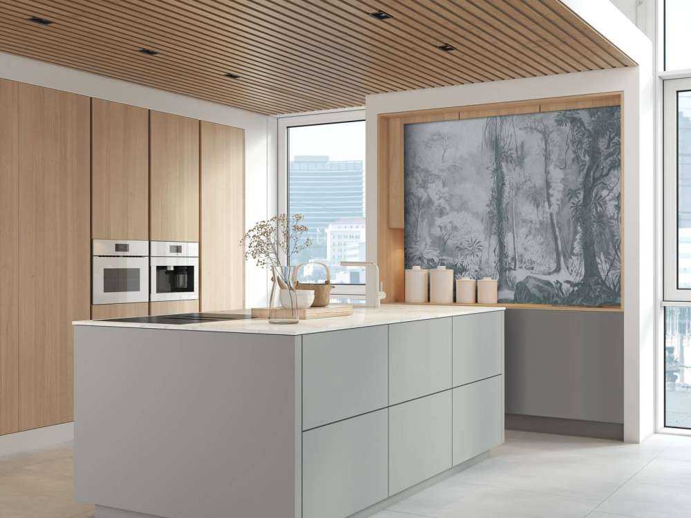 Tropical forest - blue