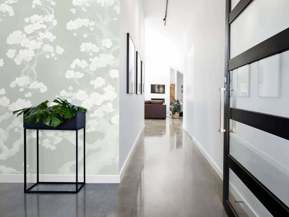 Wonderful blooming forest - green