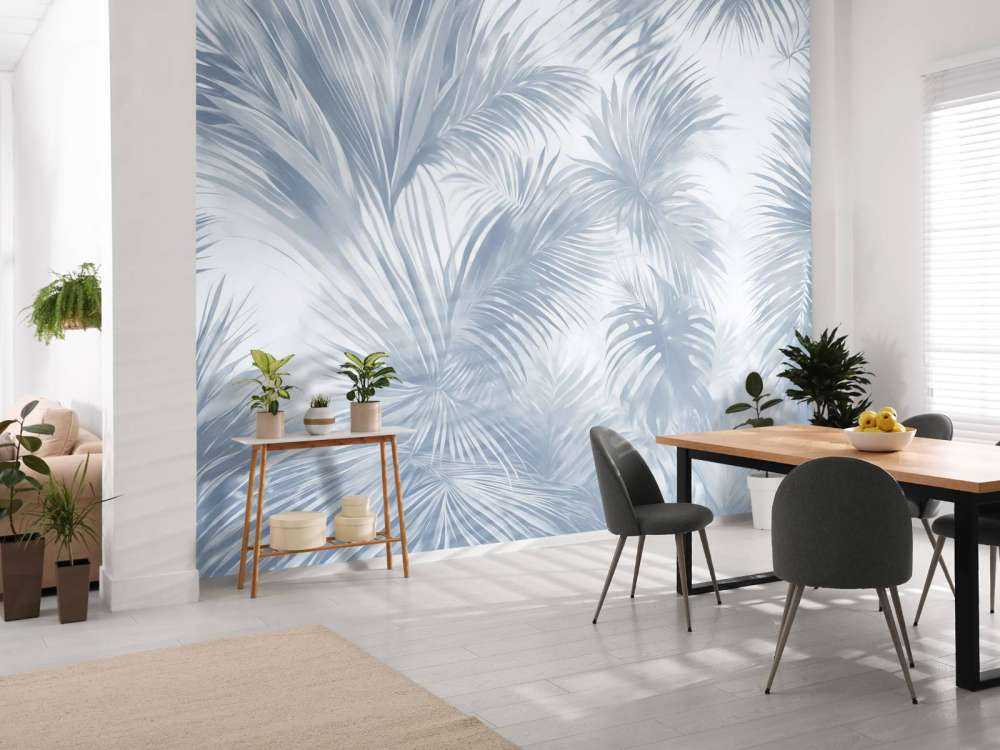Palm Extravaganza Blue