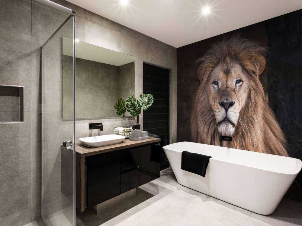 Portrait of a lion