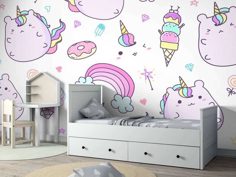 Unicorns with Ice Creams