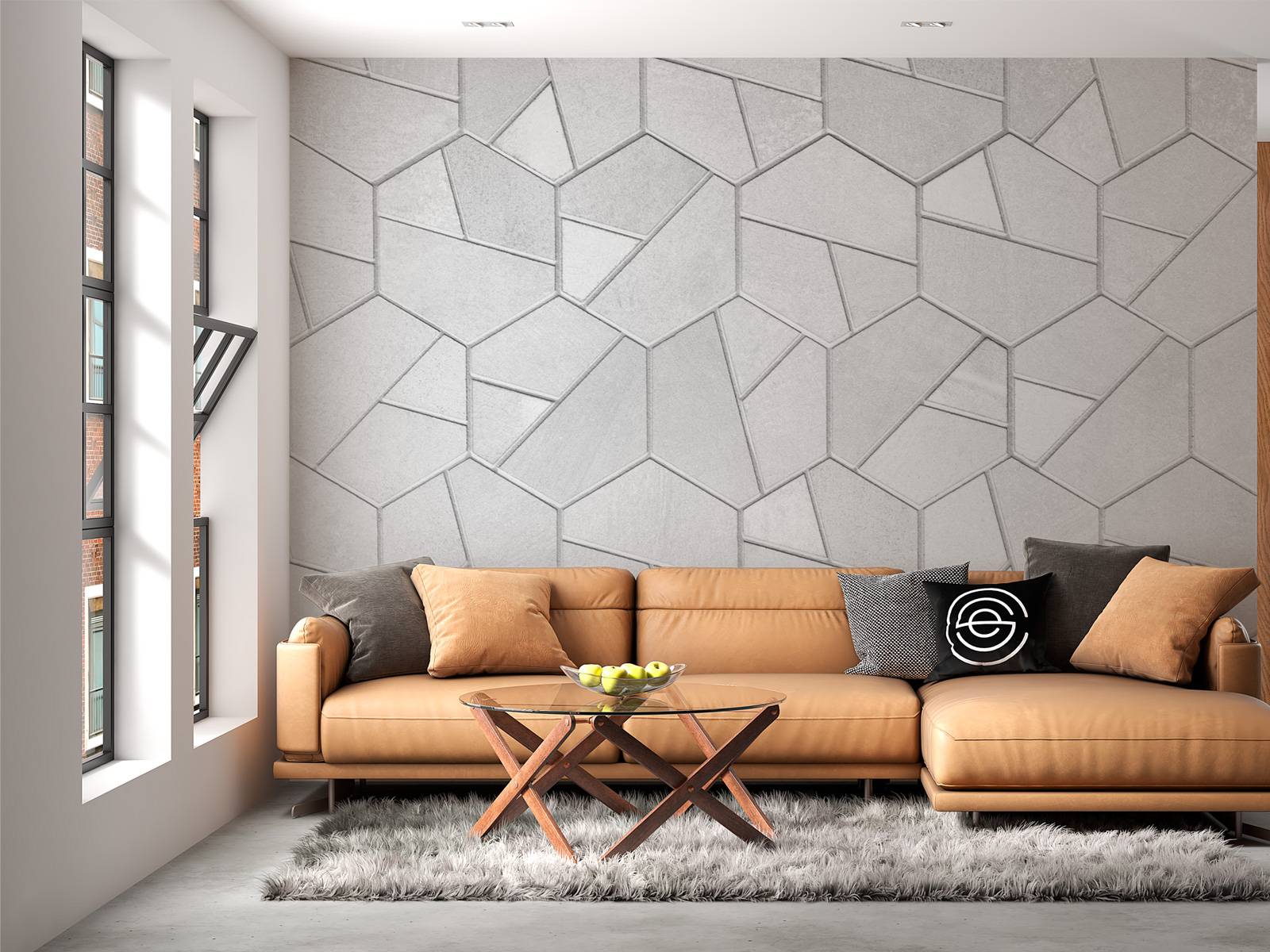 Hexagonal mosaic