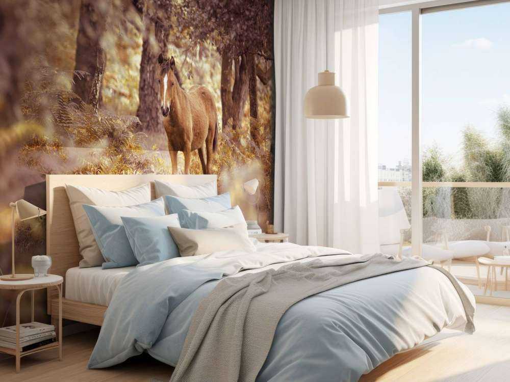 Horse in the wilderness