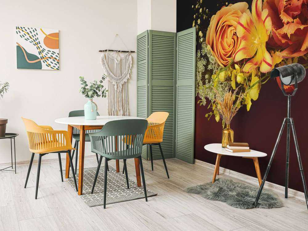 Compound floral garland