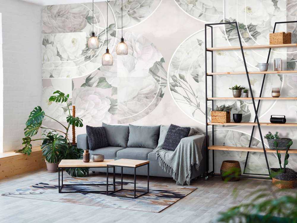 Timeless Floral Elegance - Soft White