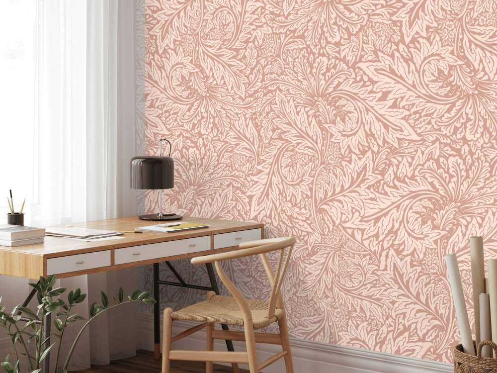 Morris Florals & Leaves - beige