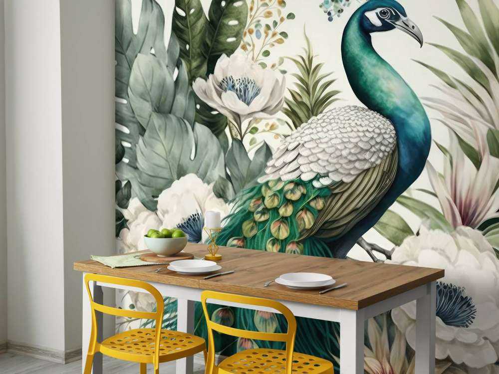 Peacock Flora in Harmony