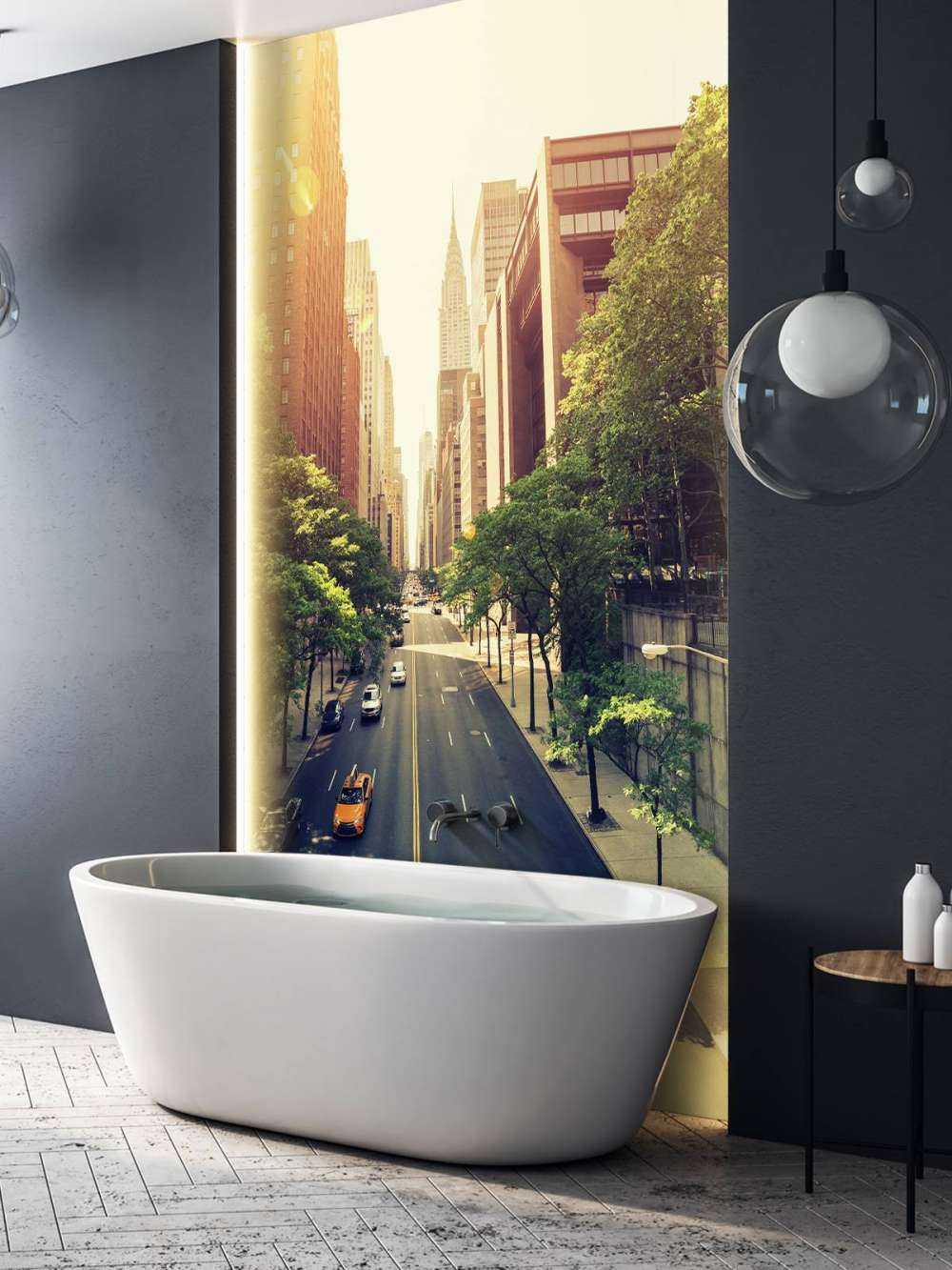 Motorway through a city