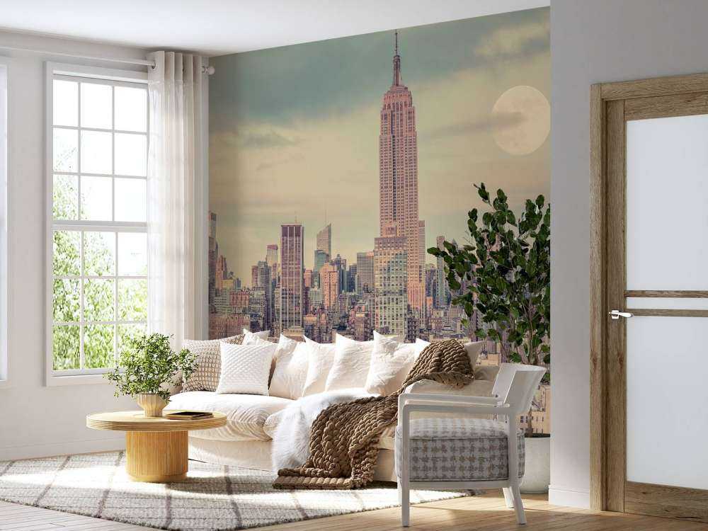Empire State Building with Manhattan