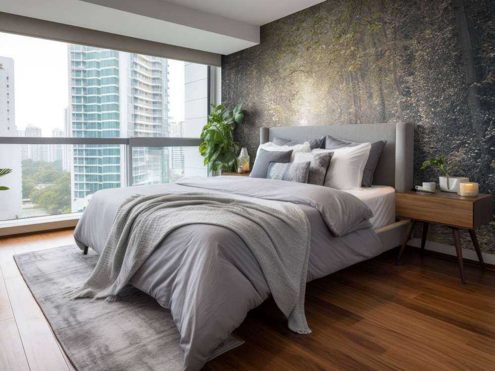 Path through a deserted forest