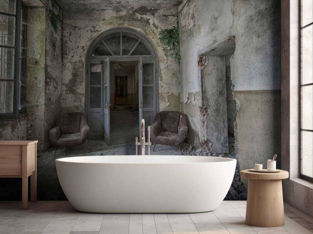 Corridor in abandoned house