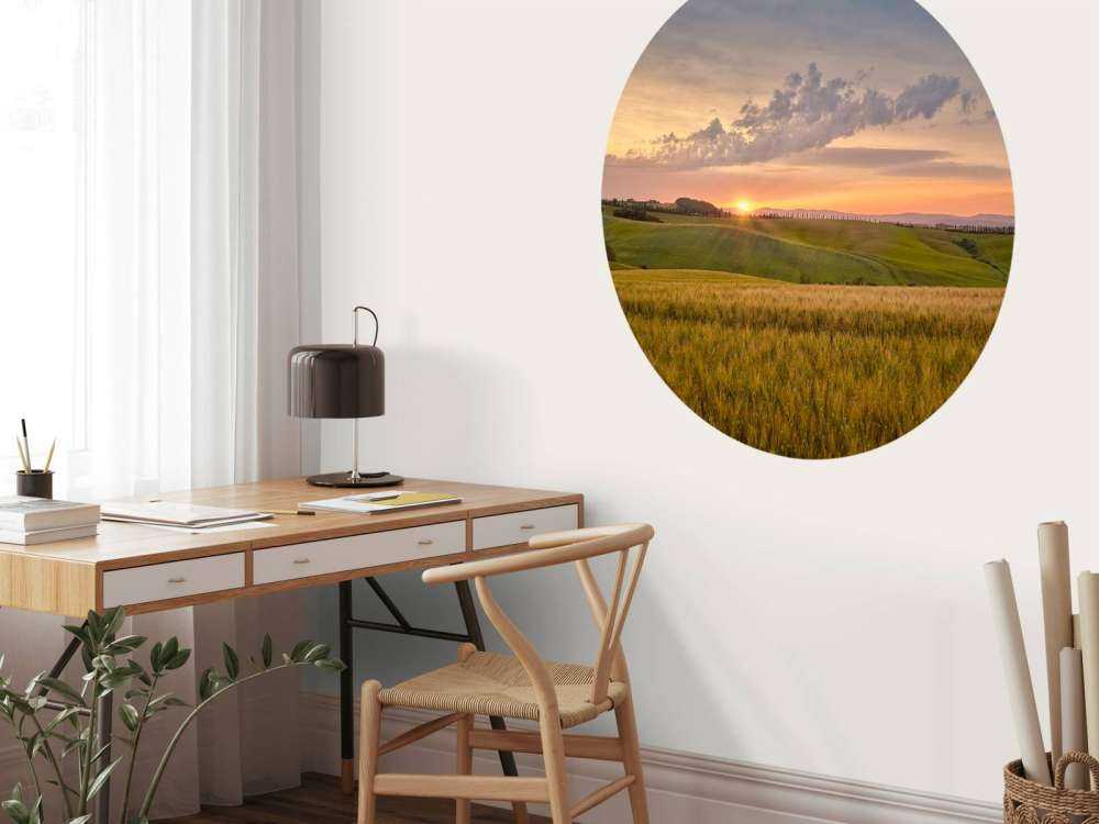 Sunset in Italian Landscape