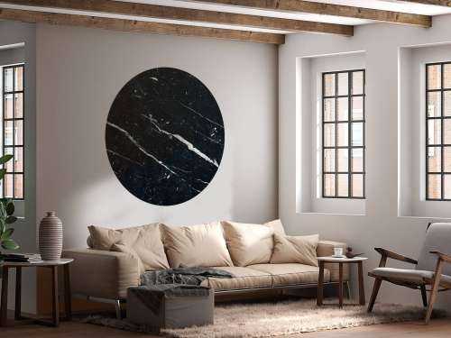 Dark marble with white veins