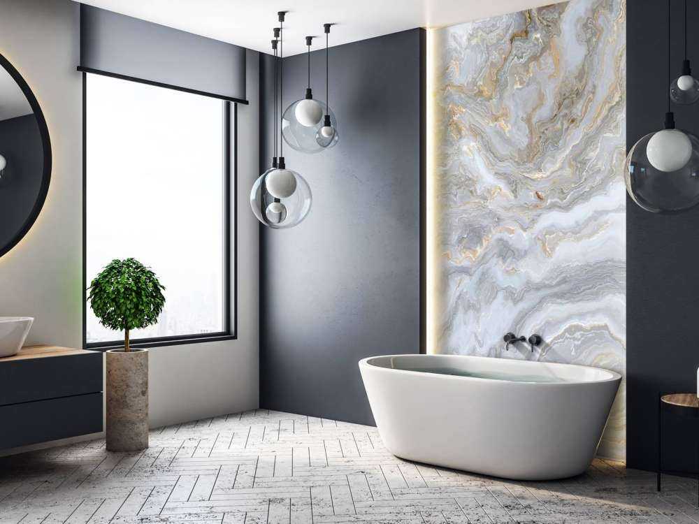 Colourful marble