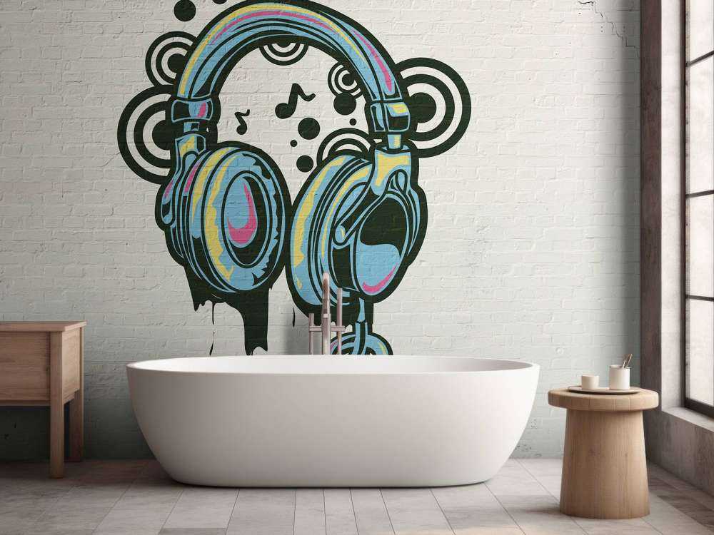 Graffiti headphones